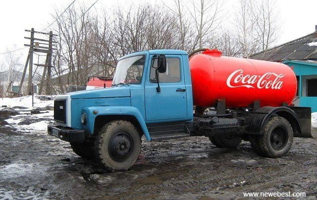 Russian Coca Cola truck